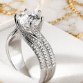 Luxury Moissanite Ring 3 Carats