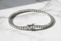2-3-4-5mm Moissanite Tennis Bracelet S925 Sterling Silver For Women & Men