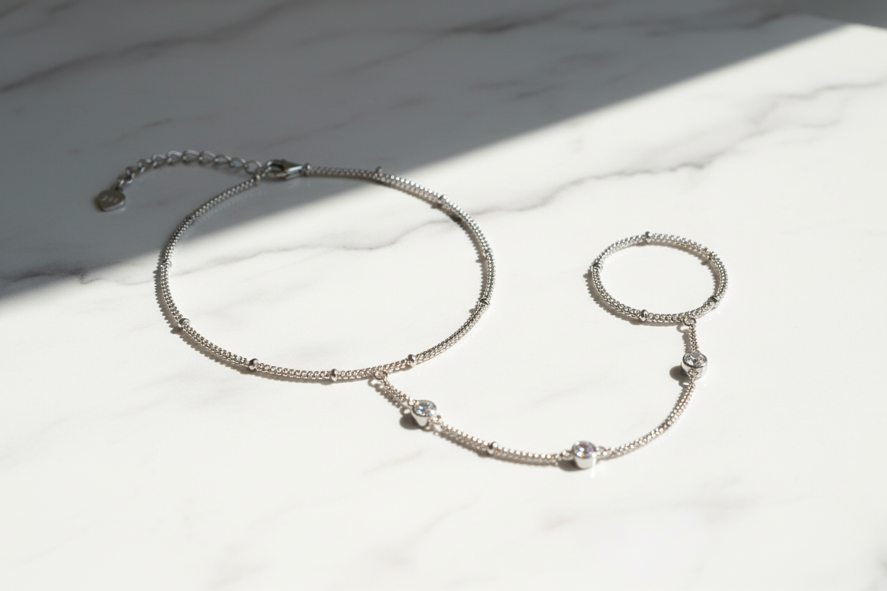 Celestia – Bracelet Moissanite Élégance