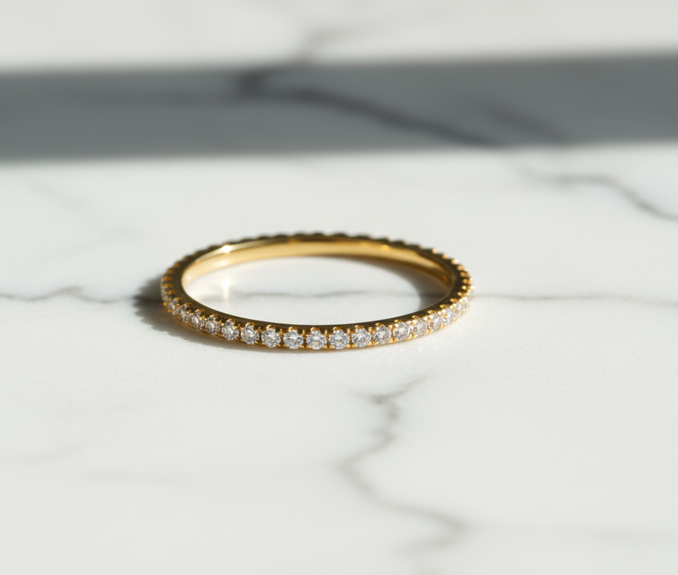 Simple Rings For Women. Sterling Silver 925 With Zircon