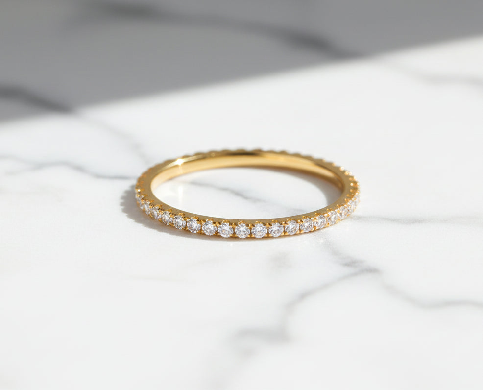 Simple Rings For Women. Sterling Silver 925 With Zircon