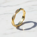 Simple Rings For Women. Sterling Silver 925 With Zircon