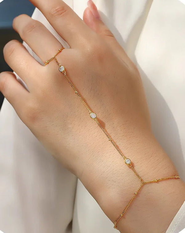 Celestia – Bracelet Moissanite Élégance