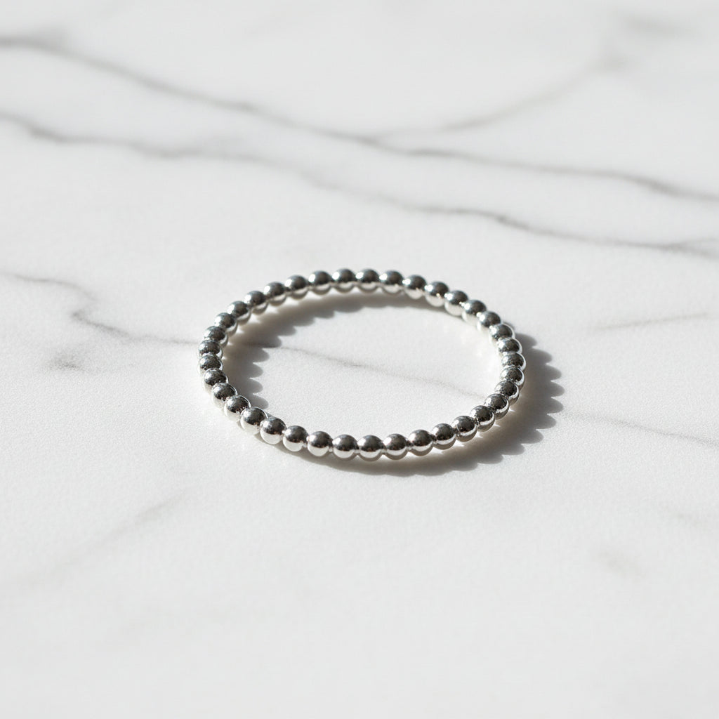 Simple Rings For Women. Sterling Silver 925 With Zircon