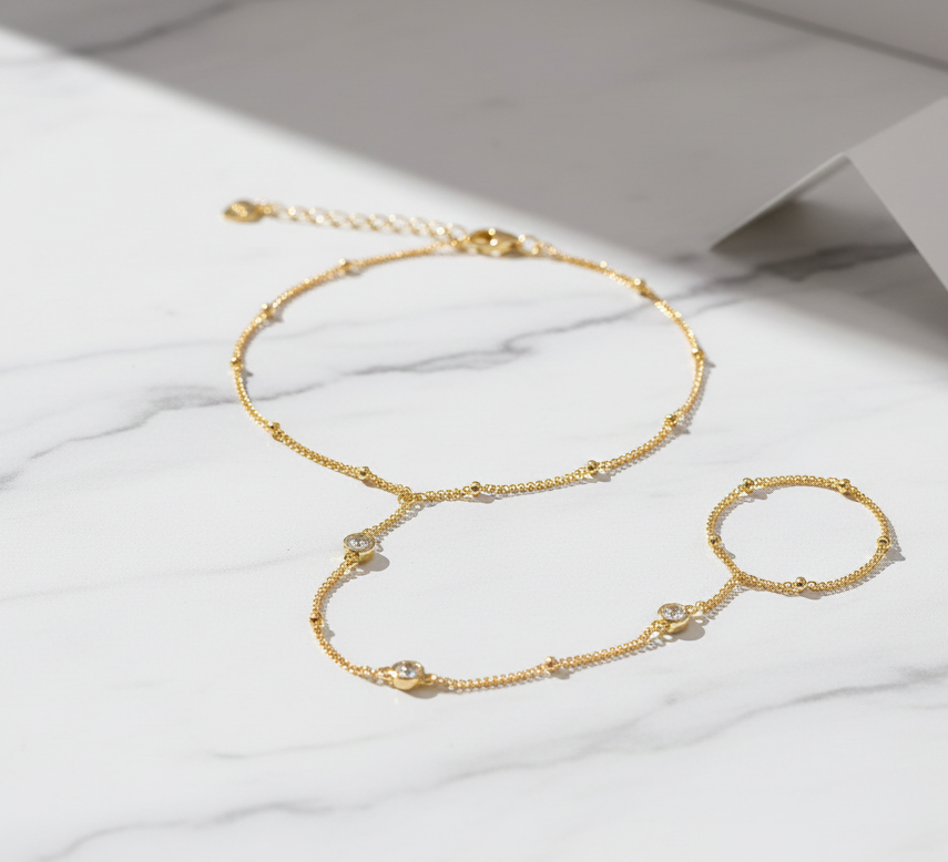 Celestia – Bracelet Moissanite Élégance