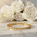Moissanite Hexagon Bracelet- Sterling Silver S925