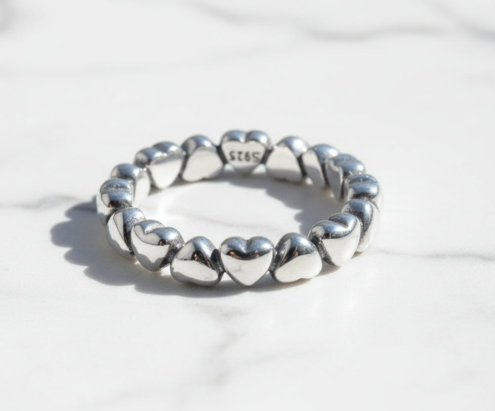 Simple Rings For Women. Sterling Silver 925 With Zircon