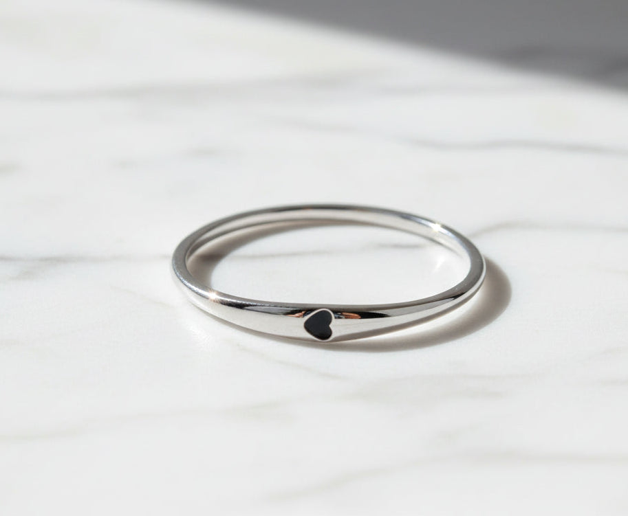 Simple Rings For Women. Sterling Silver 925 With Zircon
