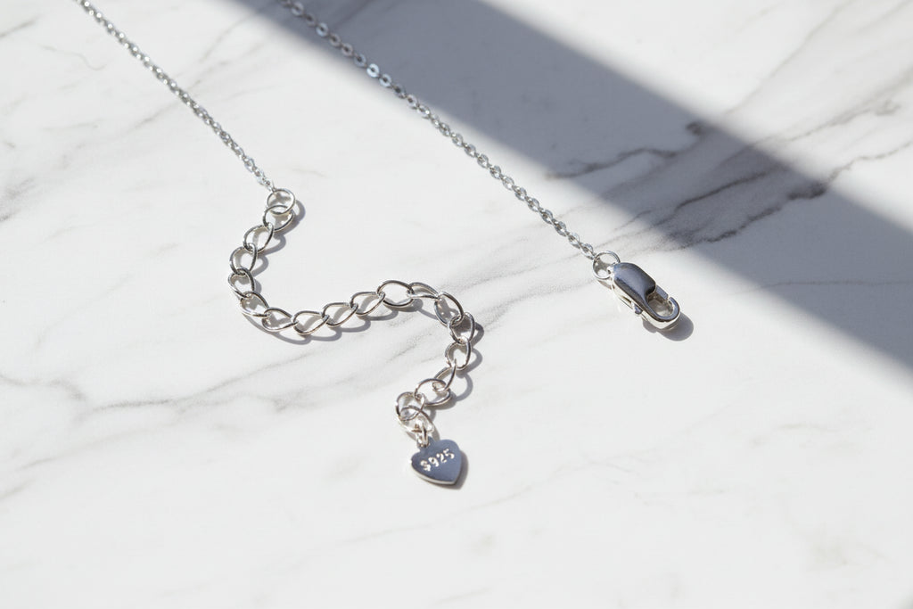 Moissanite Pendant Necklace 925 Sterling Silver Minimalist Jewelry