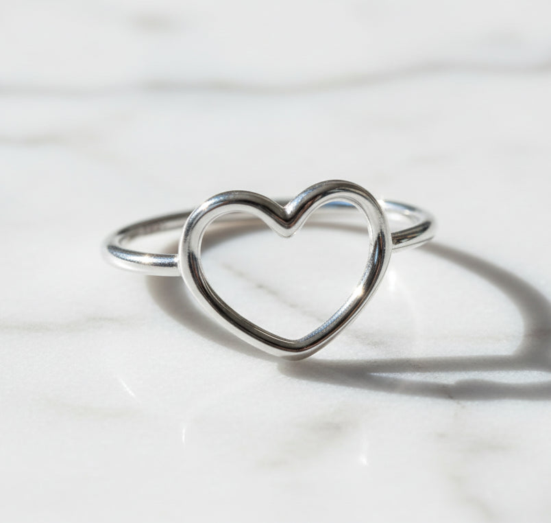Simple Rings For Women. Sterling Silver 925 With Zircon