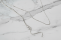 Silver Chain Necklace, 0.8mm Box Chain Super Thin & Strong Basic Chain