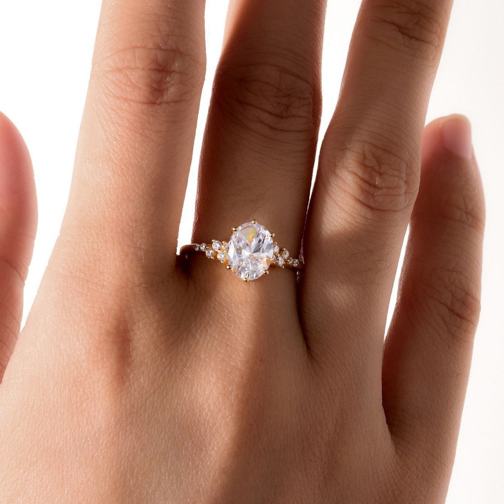 Moissanite Diamond Ring S925 Silver