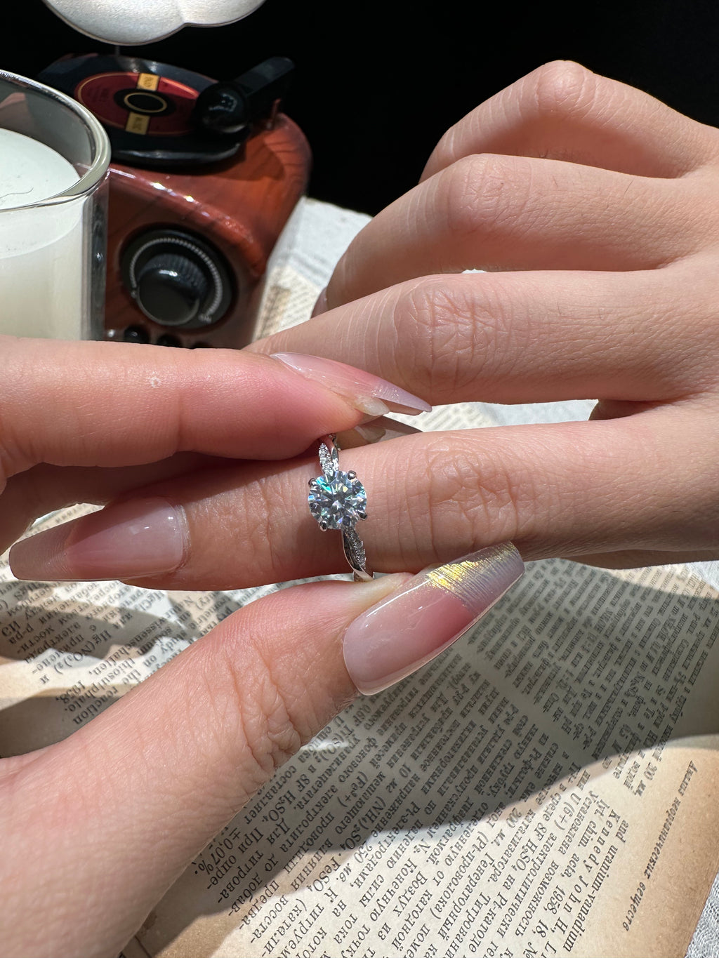 Élégance Infinie – Bague Solitaire Moissanite 1 Carat
