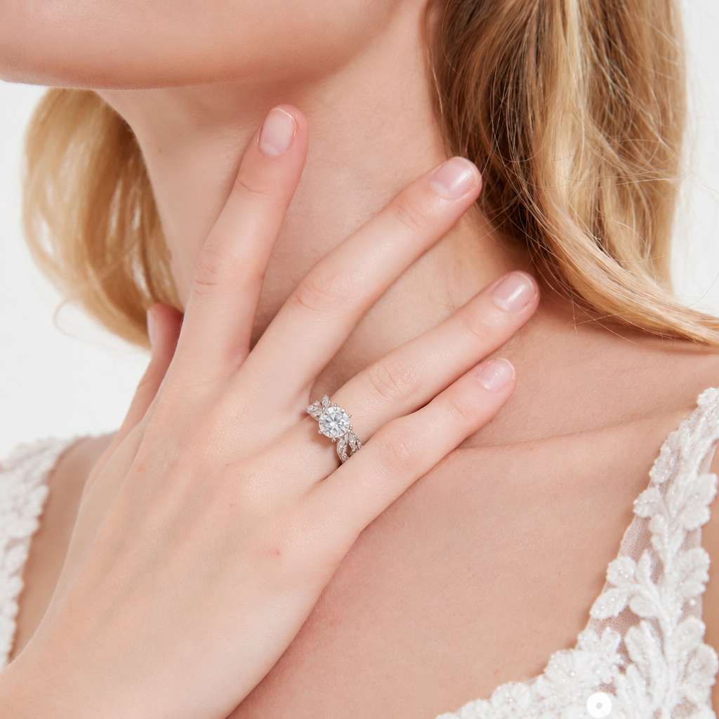 Luxury Moissanite Ring 3 Carats